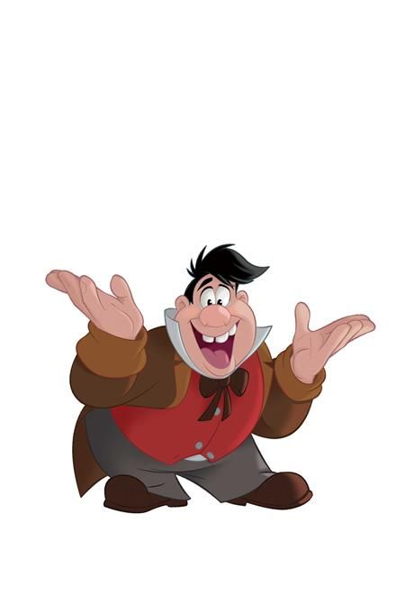 DISNEY VILLAINS GASTON #4 CVR G 1:15 ANIMATION ART VIRGIN VAR