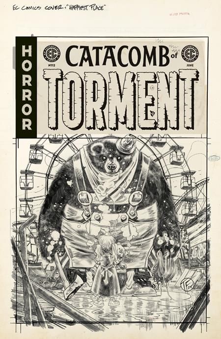 EC CATACOMB OF TORMENT #12 CVR D 1:20 TOM FOWLER B&W ARTIST EDITION VAR