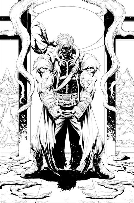 FINAL BOSS #7 CVR E 1:50 TYLER KIRKHAM VAR B&W