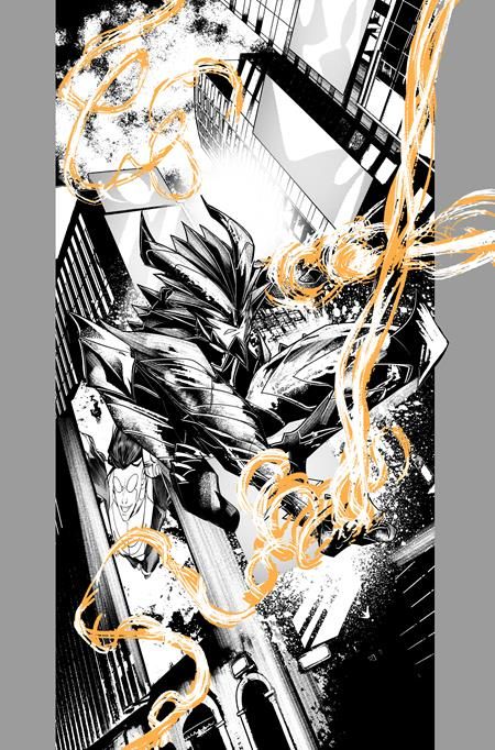 FIREBORN #3 CVR D 1:25 PATRICK MULHOLLAND B&W VAR