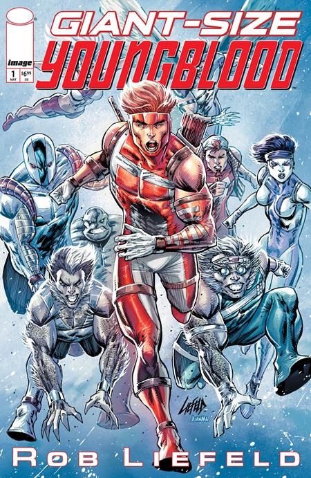GIANT SIZE YOUNGBLOOD (ONE SHOT) CVR A ROB LIEFELD GIANT SIZE YOUNGBLOOD (ONE SHOT) CVR A ROB LIEFELD