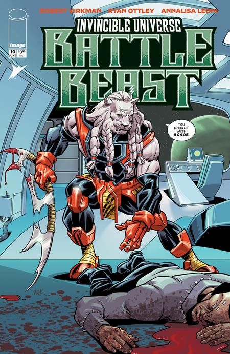 INVINCIBLE UNIVERSE BATTLE BEAST #10 CVR E 1:50 MARK ENGLERT VAR