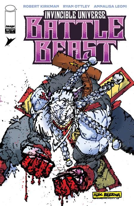 INVINCIBLE UNIVERSE BATTLE BEAST #10 CVR F 1:100 ALEC BEZZINA VAR
