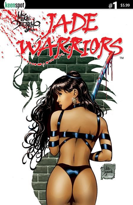 JADE WARRIORS #1 CVR A MIKE DEODATO BLOODY SWORD