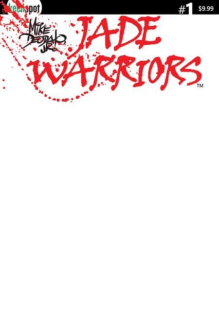 JADE WARRIORS #1 CVR C BLANK SKETCH VAR JADE WARRIORS #1 CVR C BLANK SKETCH VAR
