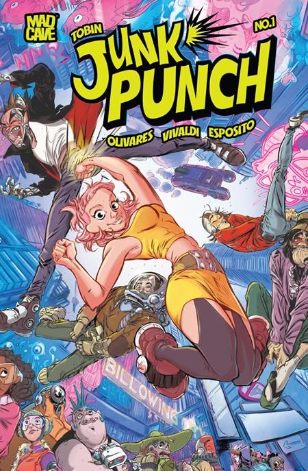 JUNK PUNCH #1 (OF 5) CVR E CARLOS JAVIER OLIVARES FOIL VAR