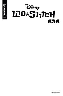 LILO AND STITCH 626 #1 CVR B BLANK AUTHENTIX VAR LILO AND STITCH 626 #1 CVR B BLANK AUTHENTIX VAR