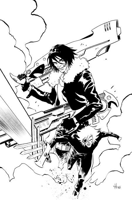 LOST FANTASY #10 CVR C 1:15 LUCA CASALANGUIDA B&W VAR