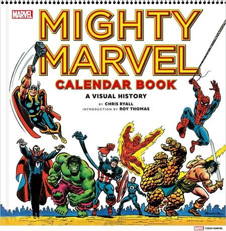 MIGHTY MARVEL CALENDAR BOOK HC A VISUAL HISTORY