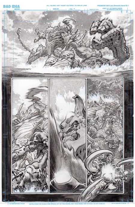 OLYMPUS SAGA MEGALITH #1 (OF 4) CVR H LEWIS LAROSA ORIGINAL ART EDITION 5 VAR