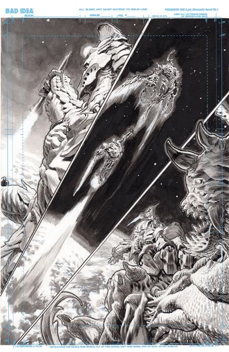 OLYMPUS SAGA MEGALITH #1 (OF 4) CVR O LEWIS LAROSA ORIGINAL ART EDITION 12 VAR