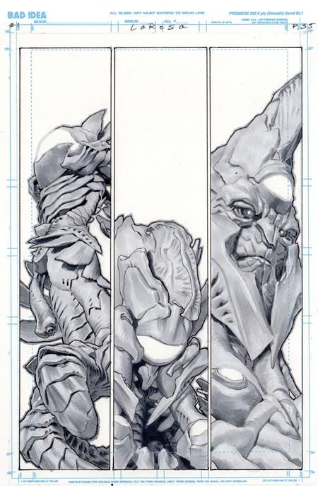 OLYMPUS SAGA MEGALITH #1 (OF 4) CVR V LEWIS LAROSA ORIGINAL ART EDITION 19 VAR