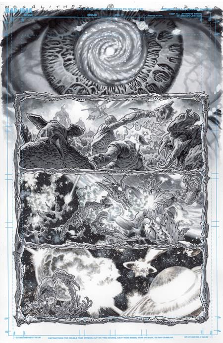 OLYMPUS SAGA MEGALITH #1 (OF 4) CVR ZA LEWIS LAROSA ORIGINAL ART EDITION 24 VAR