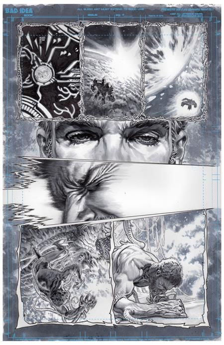 OLYMPUS SAGA MEGALITH #1 (OF 4) CVR ZC LEWIS LAROSA ORIGINAL ART EDITION 26 VAR OLYMPUS SAGA MEGALITH #1 (OF 4) CVR ZC LEWIS LAROSA ORIGINAL ART EDITION 26 VAR