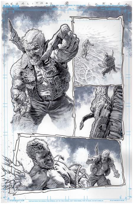 OLYMPUS SAGA MEGALITH #1 (OF 4) CVR ZD LEWIS LAROSA ORIGINAL ART EDITION 27 VAR