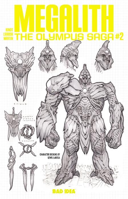 OLYMPUS SAGA MEGALITH #2 (OF 4) CVR E 1:50 LEWIS LAROSA DESIGN VAR