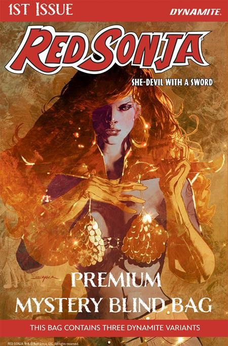 RED SONJA SHE DEVIL WITH A SWORD #1 CVR G PREMIUM MYSTERY BLIND BAG VAR RED SONJA SHE DEVIL WITH A SWORD #1 CVR G PREMIUM MYSTERY BLIND BAG VAR