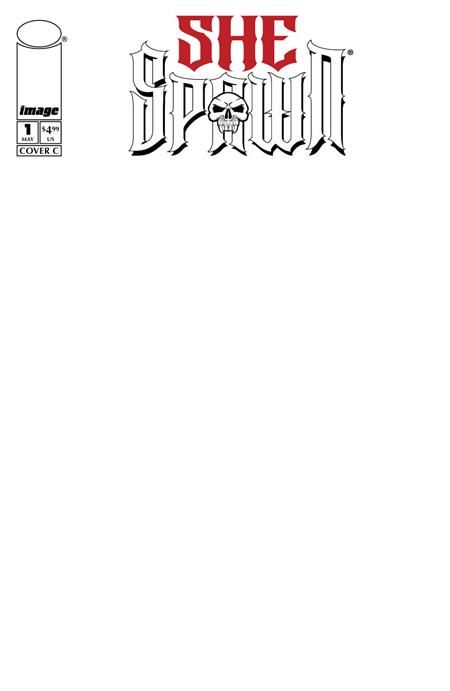 SHE-SPAWN #1 (OF 5) CVR C BLANK SKETCH VAR