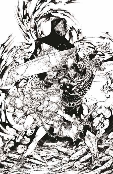 SPAWN THE CURSE OF SHERLEE JOHNSON #6 CVR C BRETT BOOTH B&W VIRGIN VAR