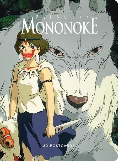 STUDIO GHIBLI PRINCESS MONONOKE 30 POSTCARDS