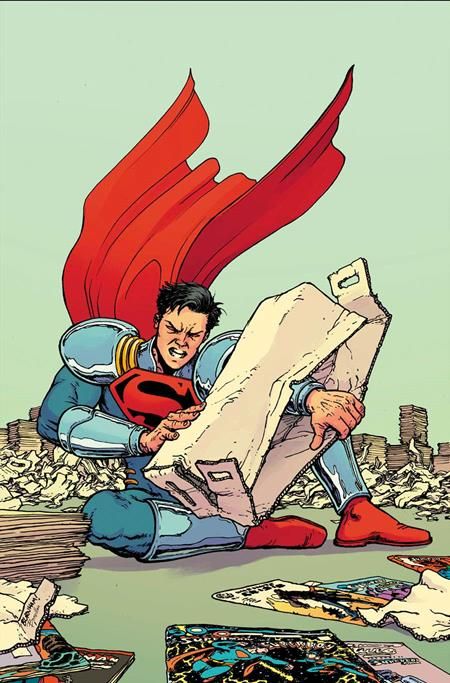 SUPERMAN #39 CVR D CHRIS BURNHAM CARD STOCK VAR (THE REIGN OF THE SUPERBOYS)