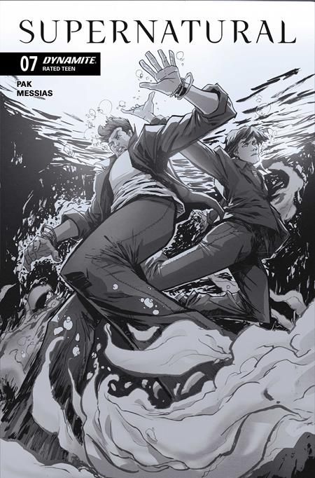 SUPERNATURAL #7 CVR G 1:10 DAVID COUSENS LINE ART VAR SUPERNATURAL #7 CVR G 1:10 DAVID COUSENS LINE ART VAR