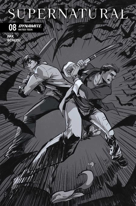 SUPERNATURAL #8 CVR G 1:10 DAVID COUSENS LINE ART VAR SUPERNATURAL #8 CVR G 1:10 DAVID COUSENS LINE ART VAR