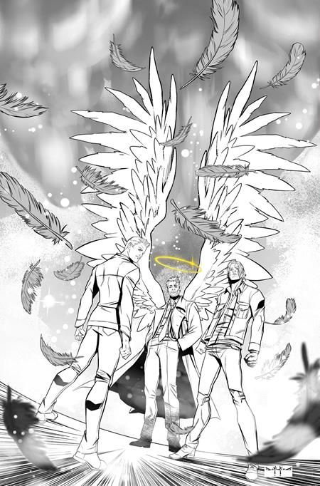 SUPERNATURAL SPECIAL CASTIEL #1 (ONE SHOT) CVR I 1:15 PASQUALE QUALANO LINE ART VIRGIN VAR