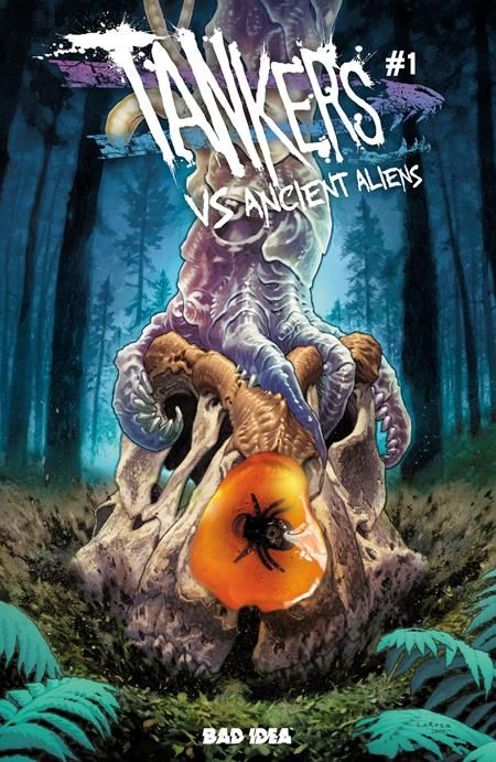 TANKERS VS ANCIENT ALIENS #1 (OF 4) CVR I 1:150 TREVOR HAIRSINE ANCIENT AMBER VAR