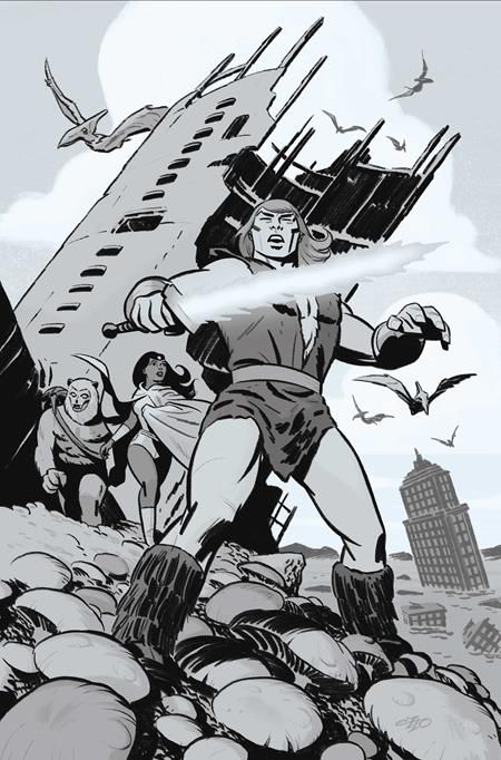 THUNDARR THE BARBARIAN #6 CVR H 1:15 MICHAEL CHO LINE ART VAR