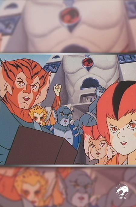 THUNDERCATS X SILVERHAWKS #3 CVR G 1:10 ANIMATION ART VIRGIN VAR
