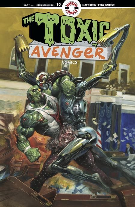 TOXIC AVENGER COMICS #10 CVR A FRED HARPER TOXIC AVENGER COMICS #10 CVR A FRED HARPER