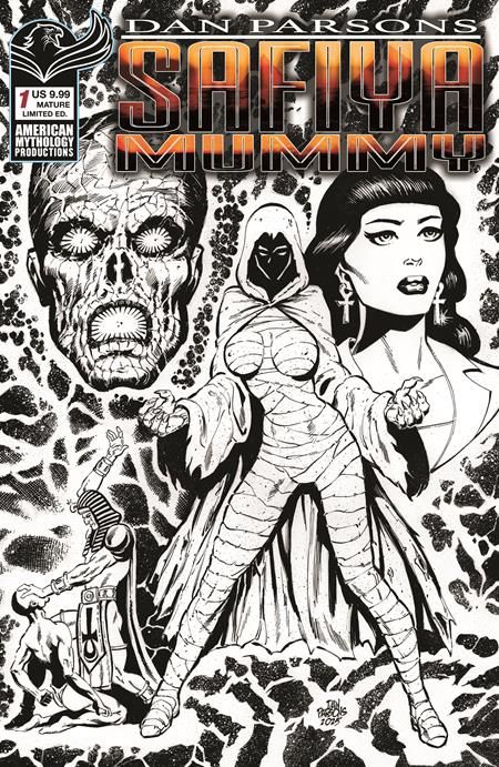 DAN PARSONS SAFIYA MUMMY #1 CVR C DAN PARSONS LIMITED EDITION VAR DAN PARSONS SAFIYA MUMMY #1 CVR C DAN PARSONS LIMITED EDITION VAR