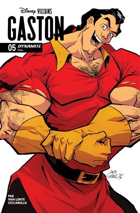 DISNEY VILLAINS GASTON #5 CVR D DAVID COUSENS VAR DISNEY VILLAINS GASTON #5 CVR D DAVID COUSENS VAR