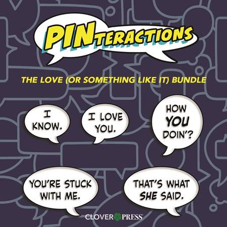 PINTERACTIONS THE LOVE OR SOMETHING LIKE IT ENAMEL PIN (BUNDLE OF 5)