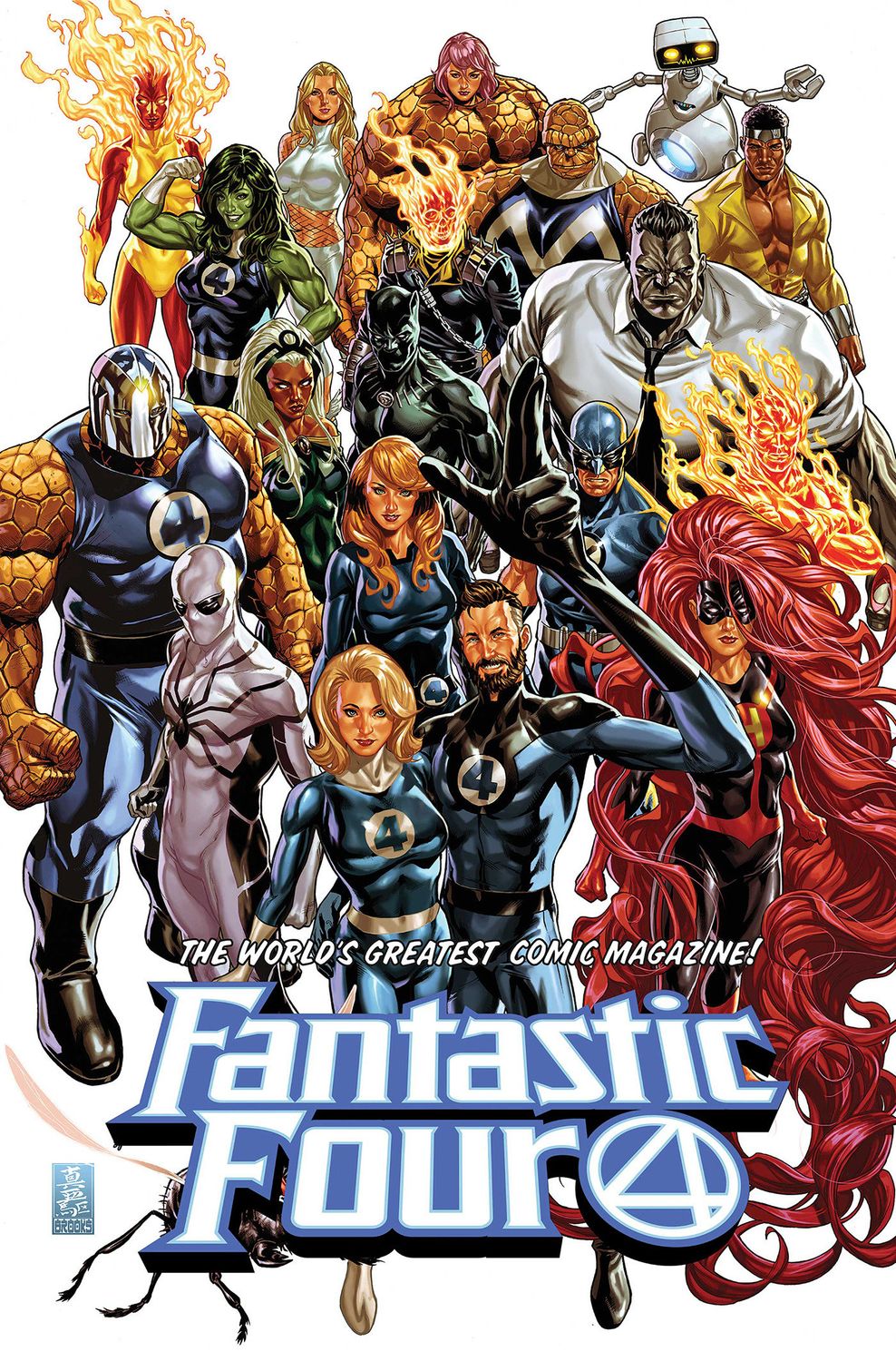Fantastic Four By Dan Slott Omnibus Vol. 2 Mark Brooks Cover Fantastic Four By Dan Slott Omnibus Vol. 2 Mark Brooks Cover