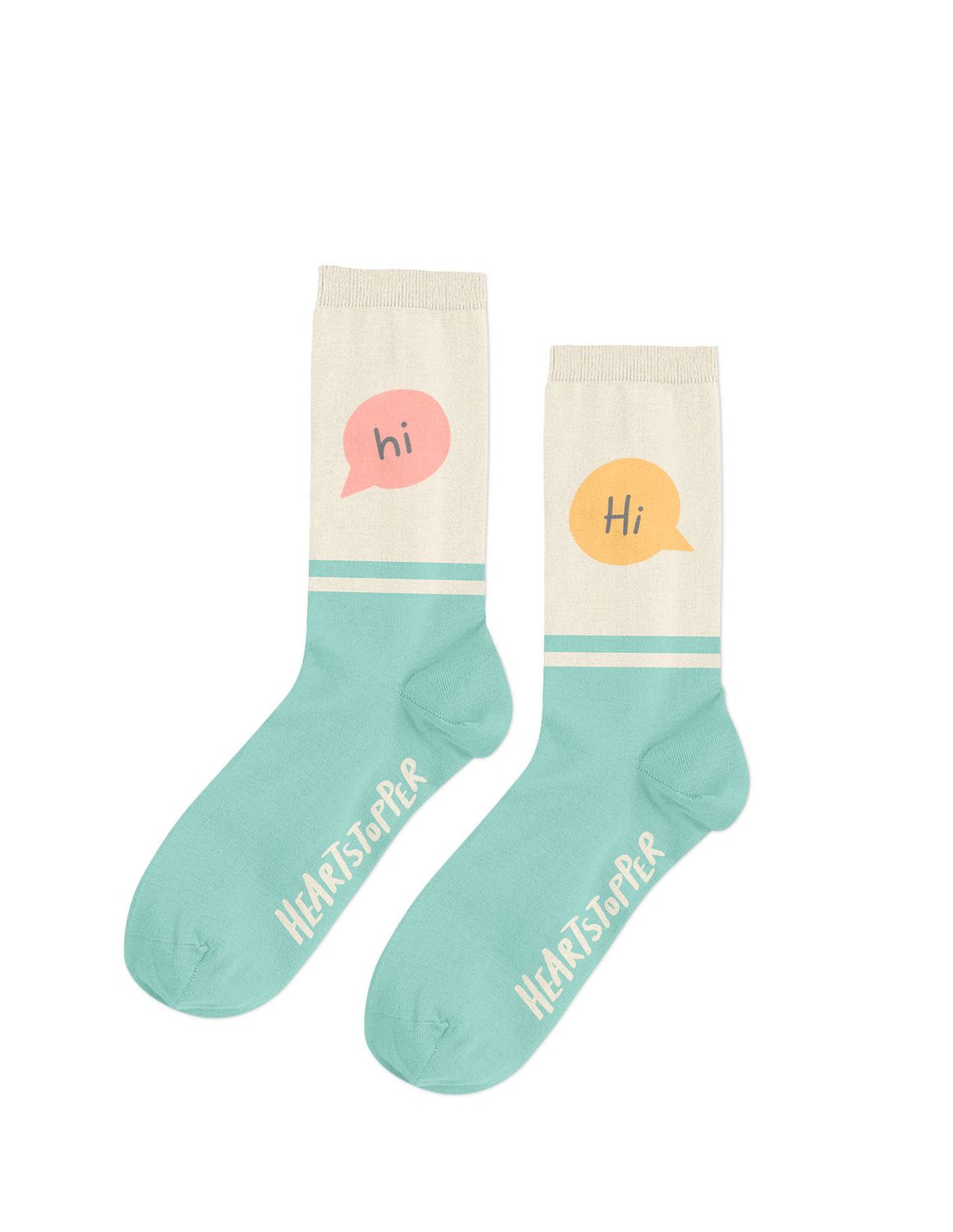 Heartstopper: Boy Meets Boy Socks - Large Heartstopper: Boy Meets Boy Socks - Large