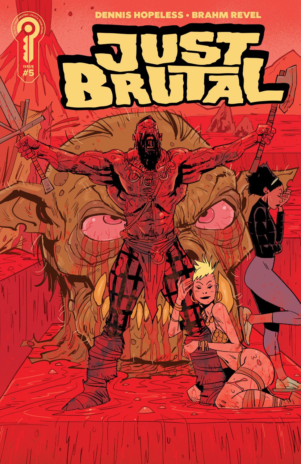 Just Brutal #5 Cover A Brahm Revel Just Brutal #5 Cover A Brahm Revel