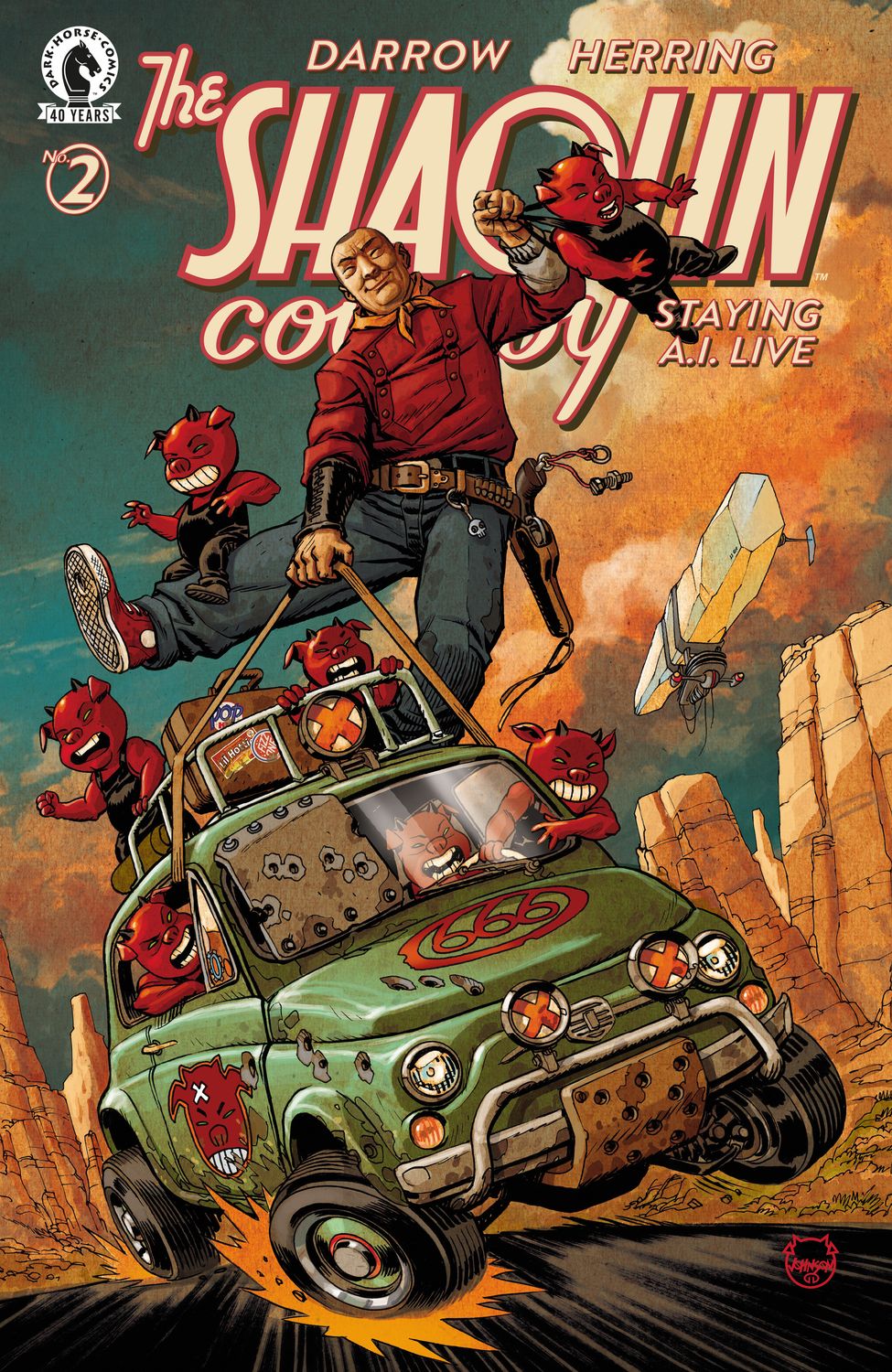 Shaolin Cowboy: Staying A.I.Live #2 (CVR C) (Dave Johnson) Shaolin Cowboy: Staying A.I.Live #2 (CVR C) (Dave Johnson)