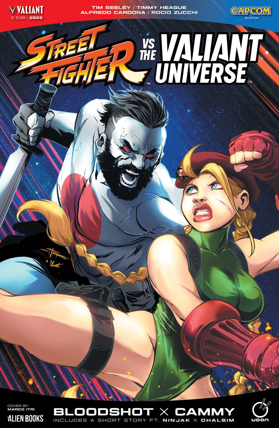 Street Fighter Vs. The Valiant Universe Special Variant C (Itri) Street Fighter Vs. The Valiant Universe Special Variant C (Itri)