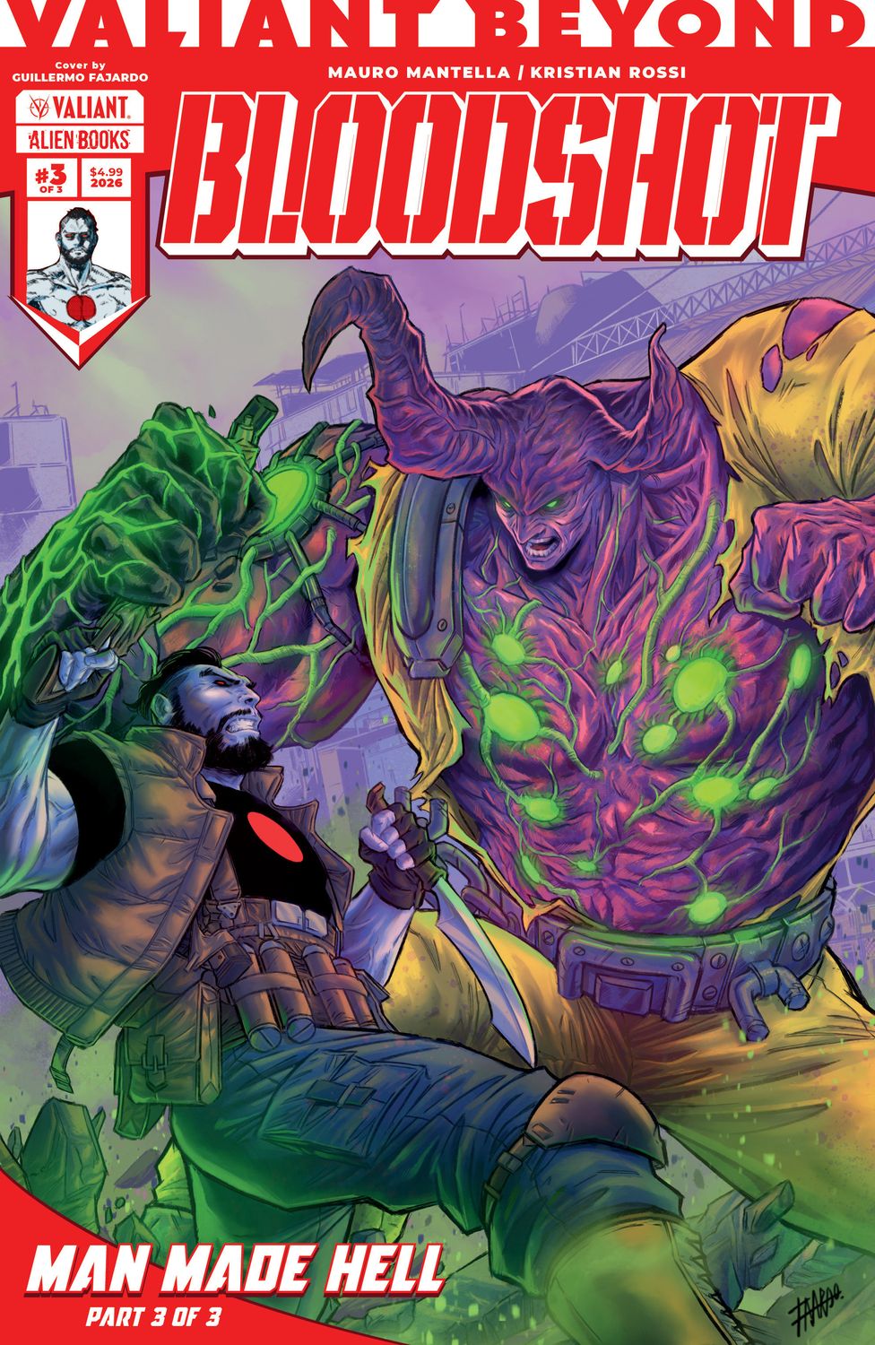 Valiant Beyond: Bloodshot #6--Man Made Hell #3 Cover A (Fajardo) Valiant Beyond: Bloodshot #6--Man Made Hell #3 Cover A (Fajardo)