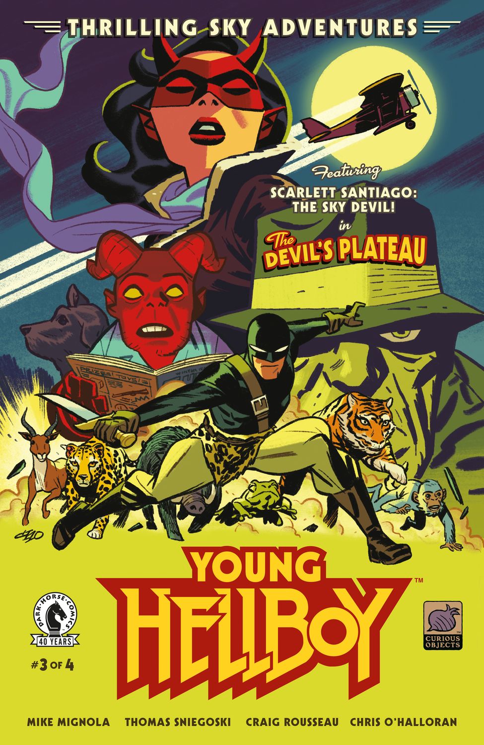 Young Hellboy: Thrilling Sky Adventures #3 (CVR B) (Michael Cho) Young Hellboy: Thrilling Sky Adventures #3 (CVR B) (Michael Cho)