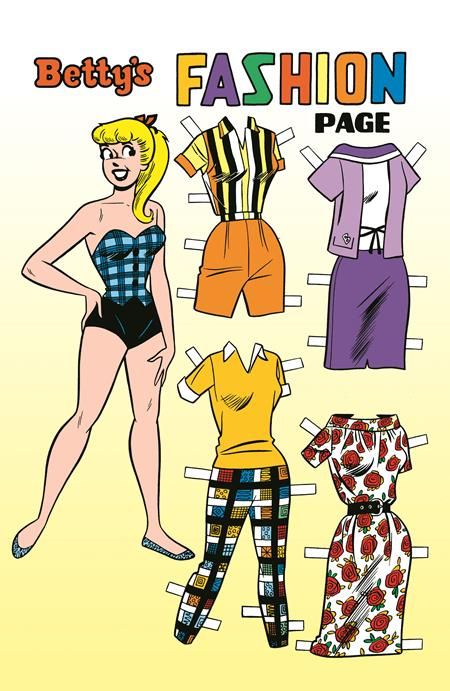 ARCHIE COMICS 85TH ANNIVERSARY PRESENTS BETTY & VERONICA FASHION PAGES (ONE-SHOT) CVR E DAN DECARLO SILVER FOIL BETTY PIN-UP VAR