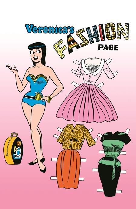 ARCHIE COMICS 85TH ANNIVERSARY PRESENTS BETTY & VERONICA FASHION PAGES (ONE-SHOT) CVR F DAN DECARLO RED FOIL VERONICA PIN-UP VAR