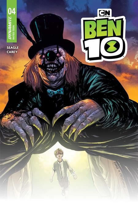 BEN 10 #4 CVR M 1:50 ROBERT CAREY SIGNED BY STEVEN T. SEAGLE