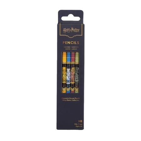HARRY POTTER COLLECTION HOGWARTS HOUSES PENCILS 4 PACK HARRY POTTER COLLECTION HOGWARTS HOUSES PENCILS 4 PACK