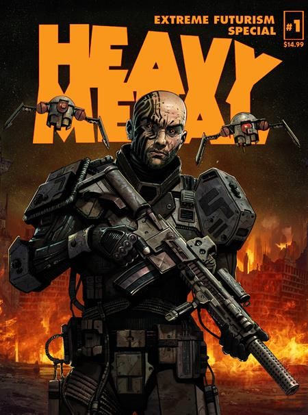 HEAVY METAL MAGAZINE SPECIAL EXTREME FUTURISM #1 CVR B SEDAT OEZGEN CARLOS CABRERA VAR HEAVY METAL MAGAZINE SPECIAL EXTREME FUTURISM #1 CVR B SEDAT OEZGEN CARLOS CABRERA VAR