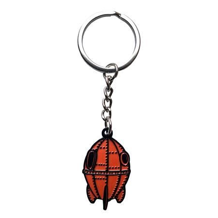 WALLACE & GROMIT ROCKET ENAMEL KEYCHAIN WALLACE & GROMIT ROCKET ENAMEL KEYCHAIN