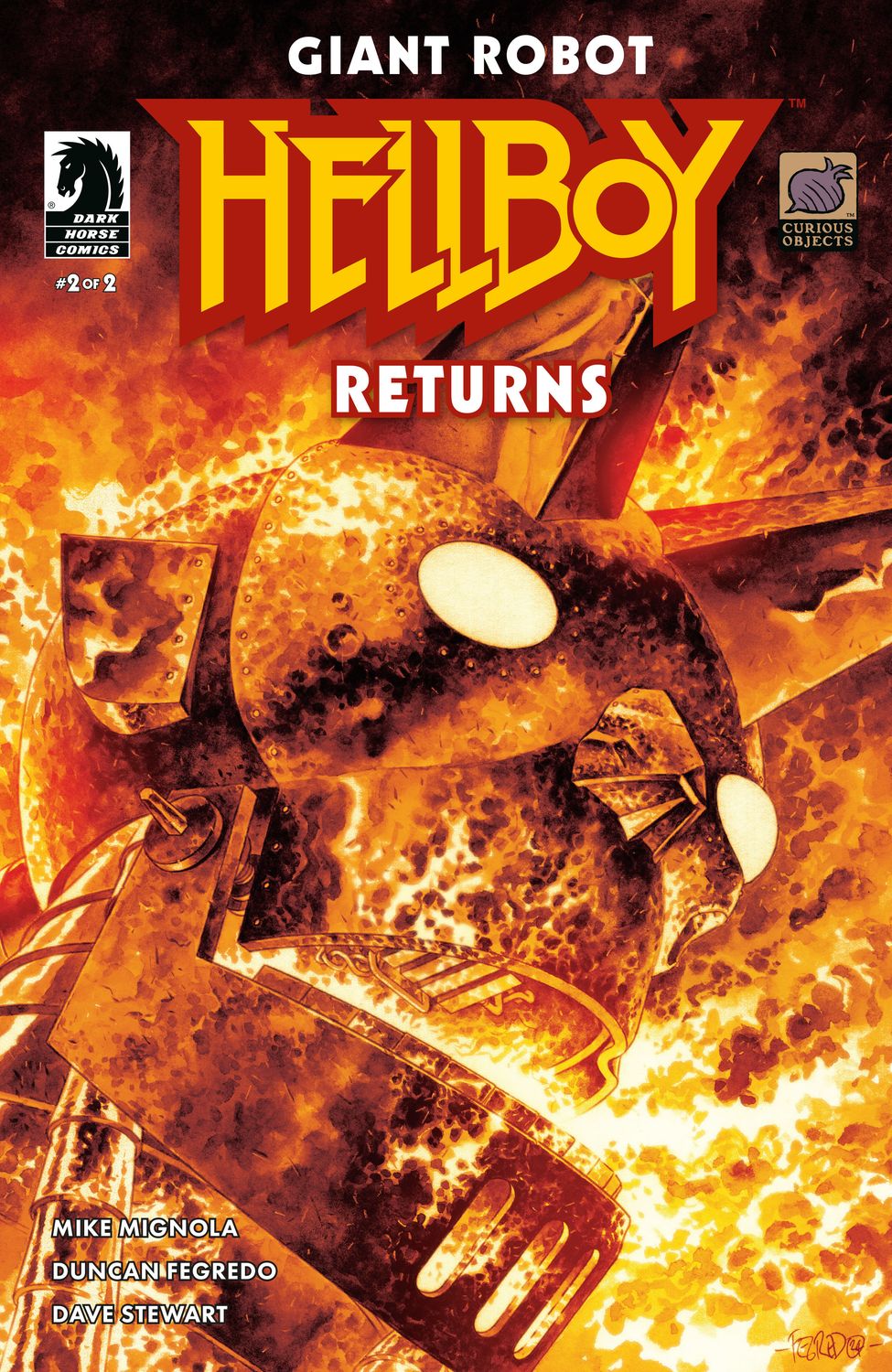 Giant Robot Hellboy Returns #2 (CVR A) (Duncan Fegredo) Giant Robot Hellboy Returns #2 (CVR A) (Duncan Fegredo)