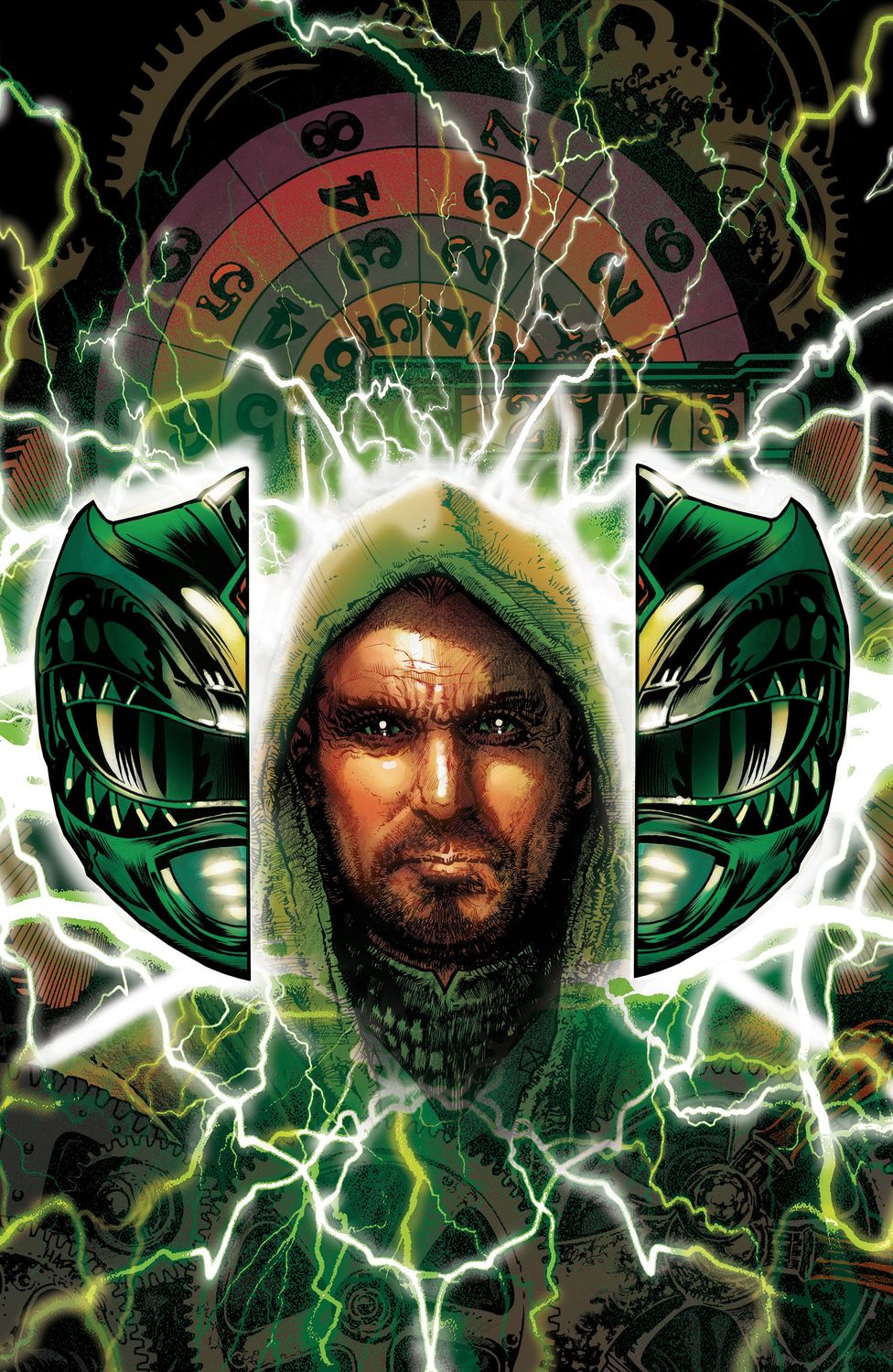 Power Rangers Green #1 F Foil Variant (Full Art, Foil, Harris) Power Rangers Green #1 F Foil Variant (Full Art, Foil, Harris)